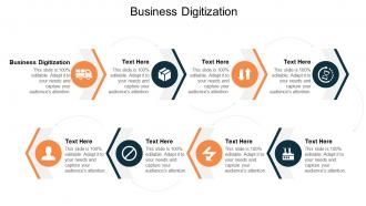 Business digitization ppt powerpoint presentation slides example cpb