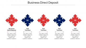 Business Direct Deposit Ppt Powerpoint Presentation Icon Demonstration Cpb