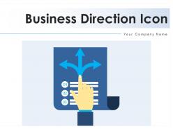 Business direction icon analysis entrepreneur formulating evaluating strategic