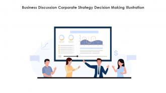 Business Discussion Corporate Strategy Decision Making Illustration