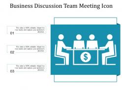 Business Discussion Team Meeting Icon