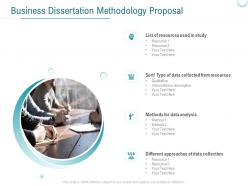 Business dissertation methodology proposal ppt powerpoint presentation infographics demonstration
