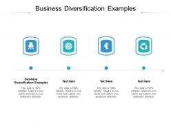 Business diversification examples ppt powerpoint presentation file infographic template cpb