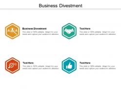Business divestment ppt powerpoint presentation layouts clipart cpb