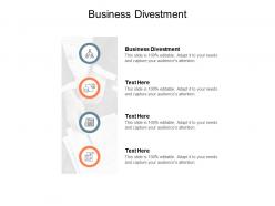 Business divestment ppt powerpoint presentation portfolio master slide cpb