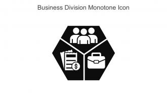 Business Division Monotone Icon In Powerpoint Pptx Png And Editable Eps Format
