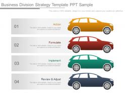Business division strategy template ppt sample