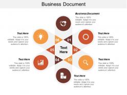 Business document ppt powerpoint presentation inspiration deck cpb