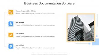 Business Documentation Software In Powerpoint And Google Slides Cpb