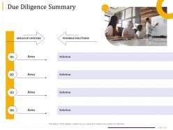 Business due diligence due diligence summary ppt powerpoint presentation introduction