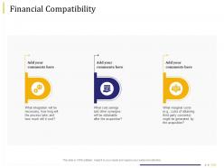 Business due diligence financial compatibility ppt powerpoint presentation layouts smartart