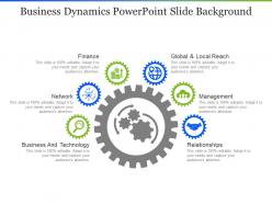 Business dynamics powerpoint slide background