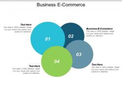 Business e commerce ppt powerpoint presentation gallery show cpb