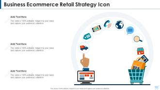 Business ecommerce retail strategy icon