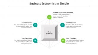 Business economics in simple ppt powerpoint presentation slides example file cpb