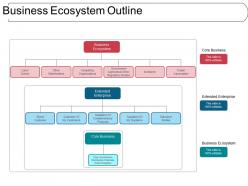 Business ecosystem outline ppt example file