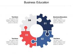 Business education ppt powerpoint presentation file outline cpb