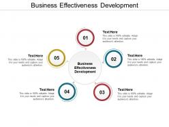 Business effectiveness development ppt powerpoint presentationslides cpb