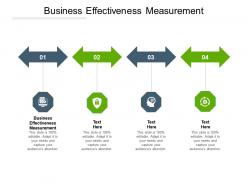 Business effectiveness measurement ppt powerpoint presentation designs cpb