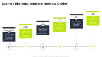 Business Efficiency Separator Business Central In Powerpoint And Google Slides Cpb
