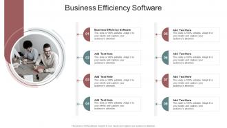 Business Efficiency Software In Powerpoint And Google Slides Cpb