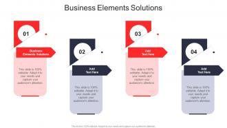Business Elements Solutions In Powerpoint And Google Slides Cpb
