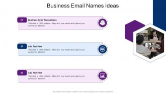 Business Email Names Ideas In Powerpoint And Google Slides Cpb