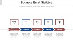 Business email statistics ppt powerpoint presentation gallery slides cpb