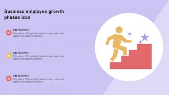 Business Employee Growth Phases Icon