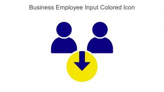 Business Employee Input Colored Icon In Powerpoint Pptx Png And Editable Eps Format