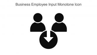 Business Employee Input Monotone Icon In Powerpoint Pptx Png And Editable Eps Format