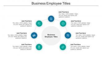 Business Employee Titles Ppt Powerpoint Presentation Portfolio Summary Cpb