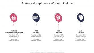 Business Employees Working Culture In Powerpoint And Google Slides Cpb