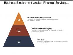 Business employment analyst financial services report liquidity management strategy cpb