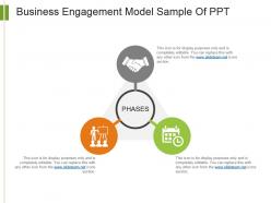 Business engagement model sample of ppt