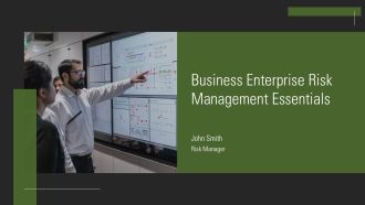 Business Enterprise Risk Management Essentials PPT Summary AT