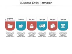 Business entity formation ppt powerpoint presentation pictures ideas cpb