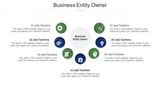 Business Entity Owner Ppt Powerpoint Presentation Summary Introduction Cpb