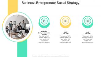 Business Entrepreneur Social Strategy In Powerpoint And Google Slides Cpb