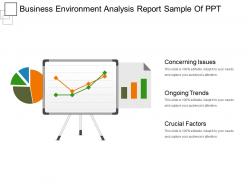 Business environment analysis report sample of ppt