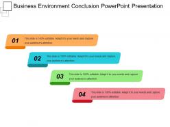 Business environment conclusion powerpoint presentation