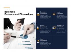 Business environment dimensions ppt powerpoint presentation structure