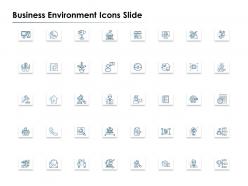Business environment icons slide checklist c1197 ppt powerpoint presentation show tips