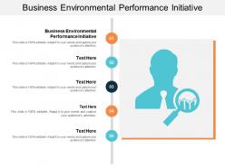 Business environmental performance initiative ppt powerpoint presentation gallery outline cpb