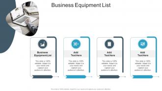 Business Equipment List In Powerpoint And Google Slides Cpb
