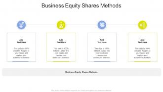 Business Equity Shares Methods In Powerpoint And Google Slides Cpb
