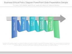 Business Ethical Policy Diagram Powerpoint Slide Presentation Sample