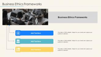 Business Ethics Frameworks In Powerpoint And Google Slides Cpb