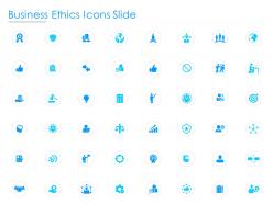 Business ethics icons slide growth l749 ppt powerpoint presentation