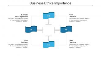 Business ethics importance ppt powerpoint presentation professional graphics design cpb